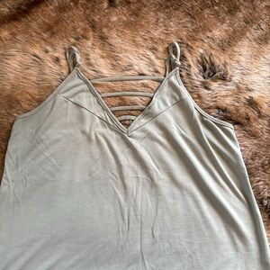 Medium Daytrip Green Tank Top